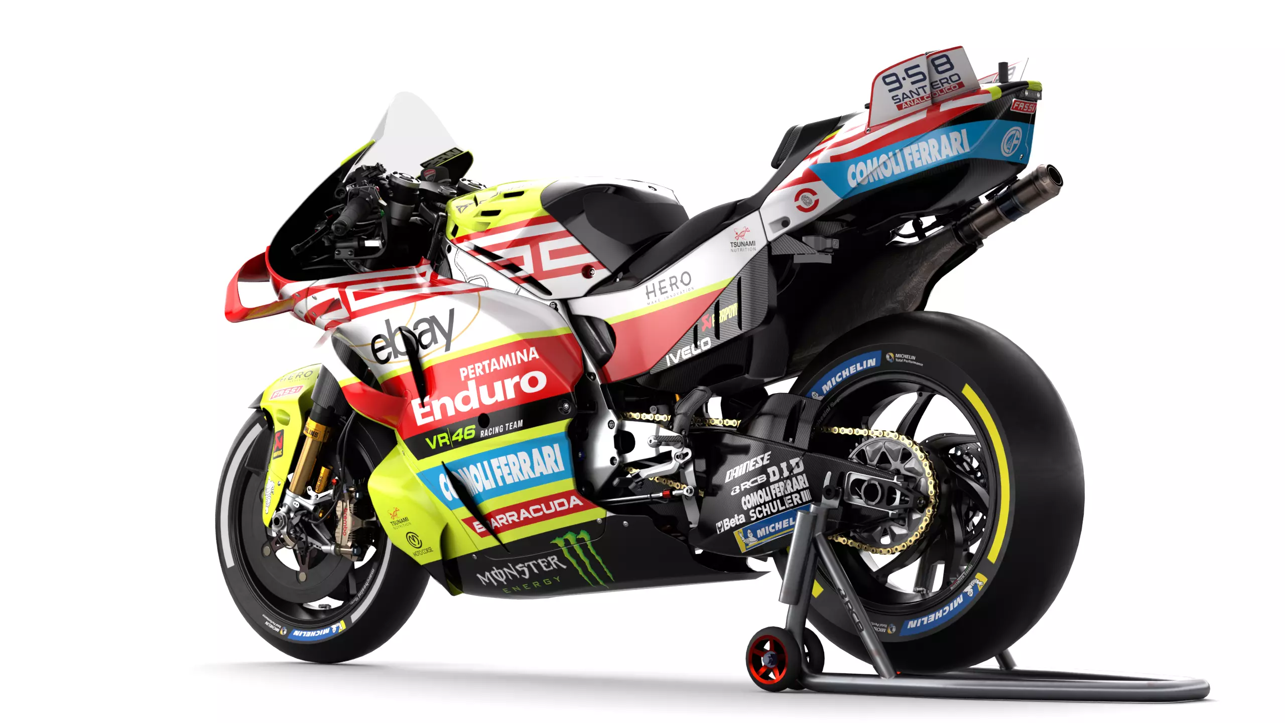 MotoGP Ducati Desmosedici GP - 2025 Mandalika Special Livery 3D model_3