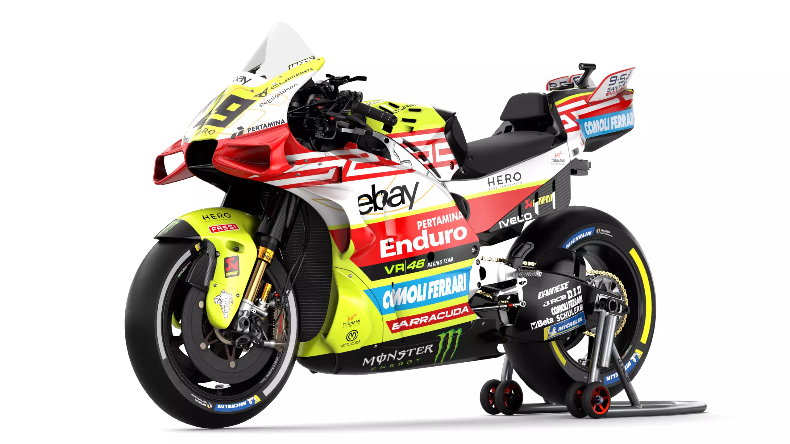 MotoGP Ducati Desmosedici GP - 2025 Mandalika Special Livery 3D model_0
