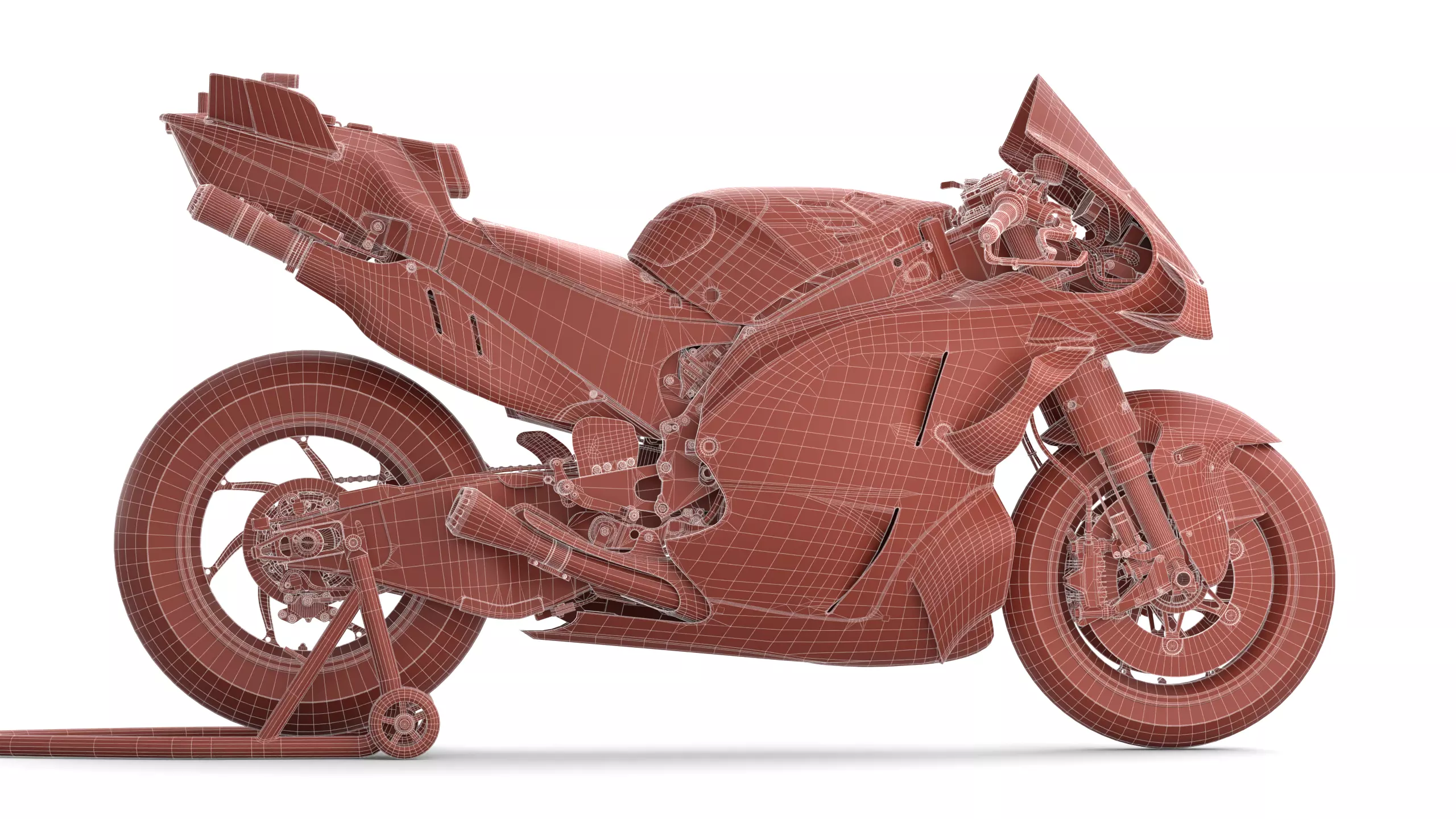 MotoGP Ducati Desmosedici GP - 2025 Mandalika Special Livery 3D model_35