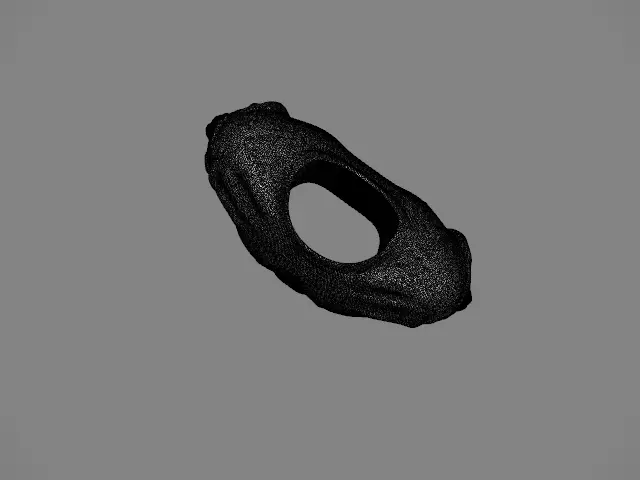 Oversize T-shirt 3D print model_2