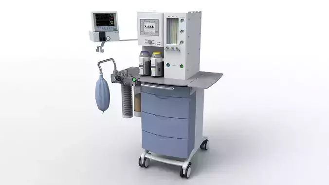 Medical Anesthesia Machine 3D model