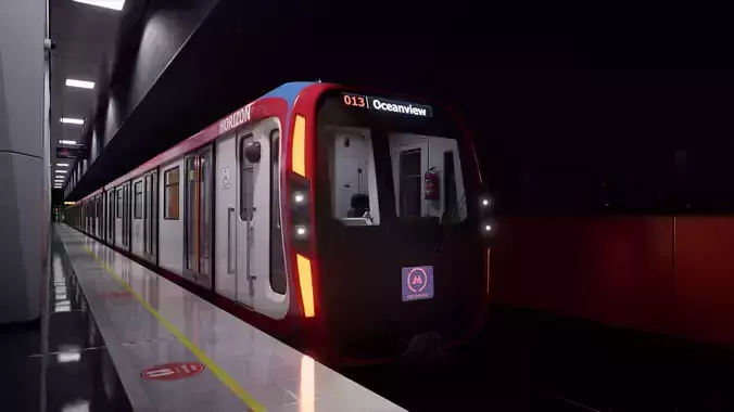 Subway Train - Horizon