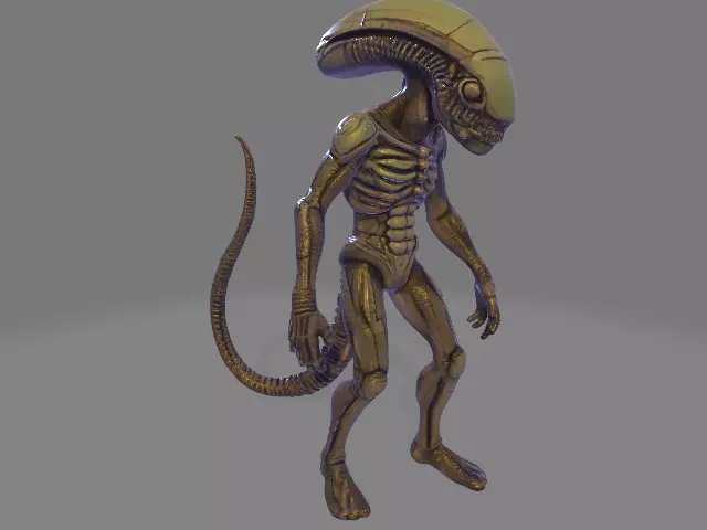 Alien 3D print model