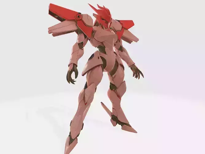 Detonator Orgun Evoluders Leave Contains 4 models 3D print model