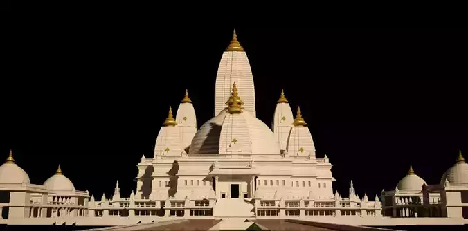 Temple Hindu Indian 3D model