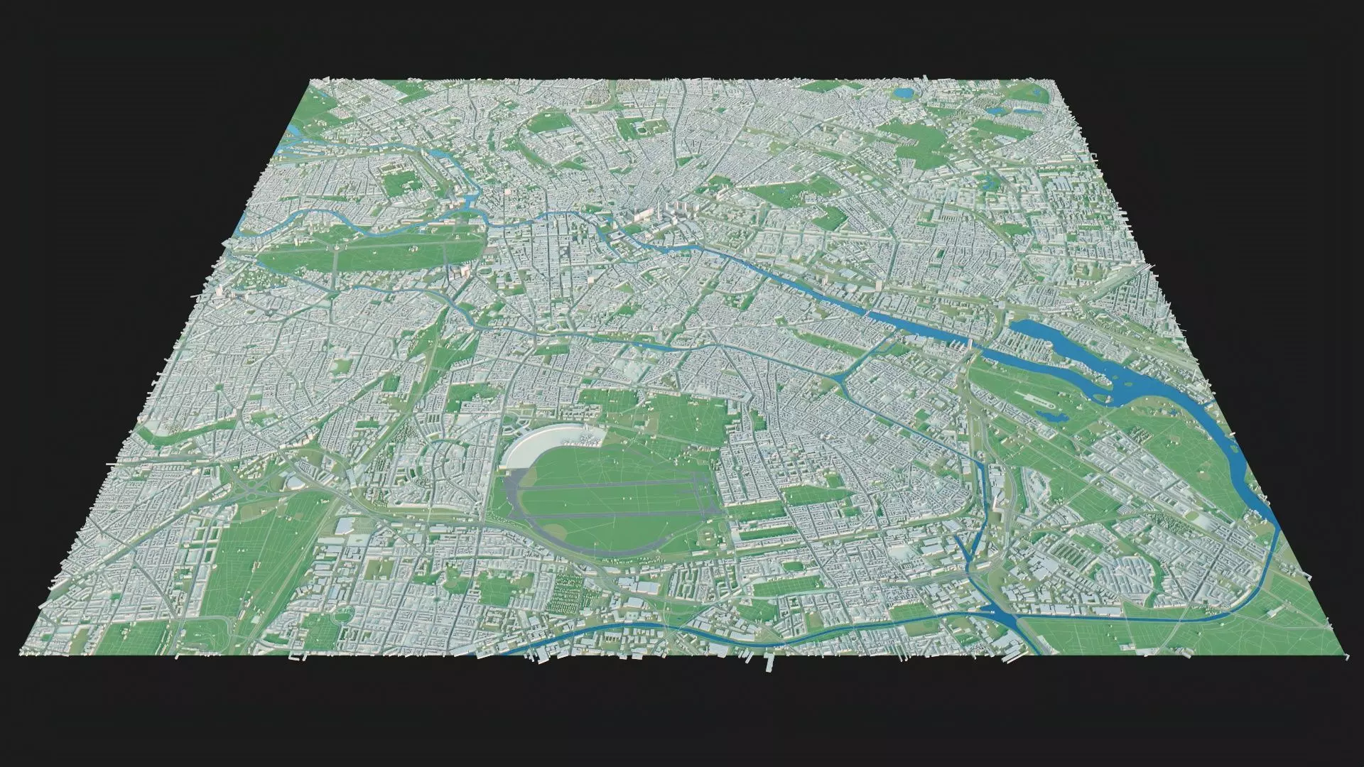 Berlin City in Germany 3D model_15
