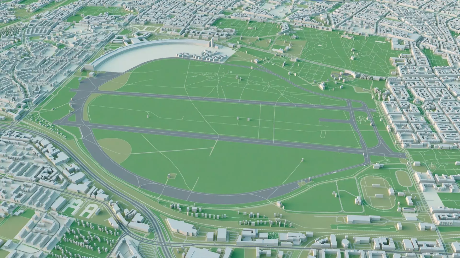 Berlin City in Germany 3D model_8