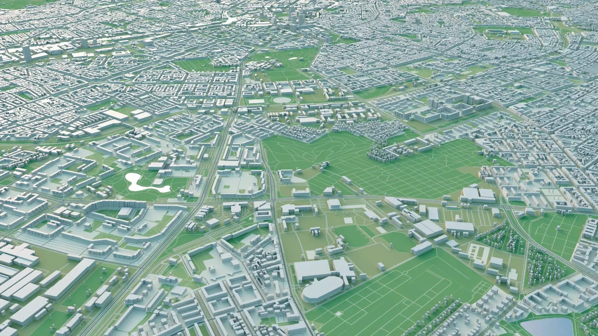 Berlin City in Germany 3D model_14