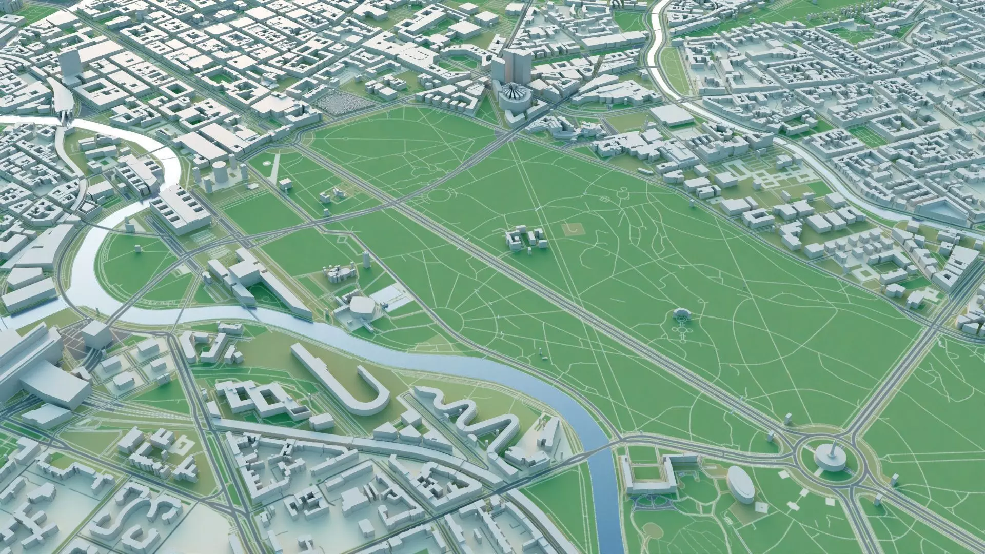 Berlin City in Germany 3D model_11