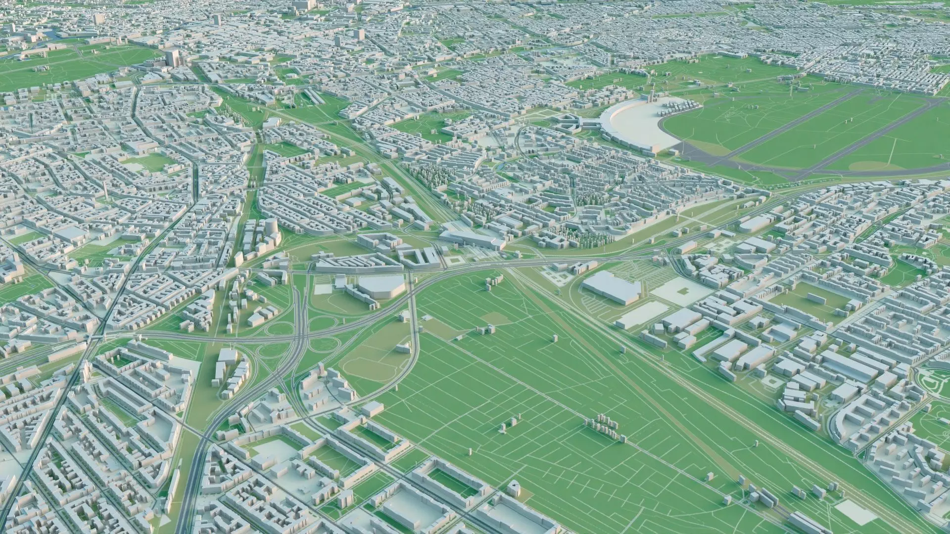 Berlin City in Germany 3D model_9