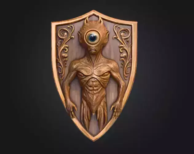 Guardian of the Eyewood Low-poly 3D model Guardian of the Eyewood Low-poly 3D model