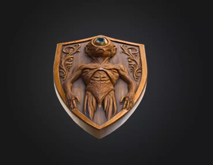 Guardian of the Eyewood Low-poly 3D model_11