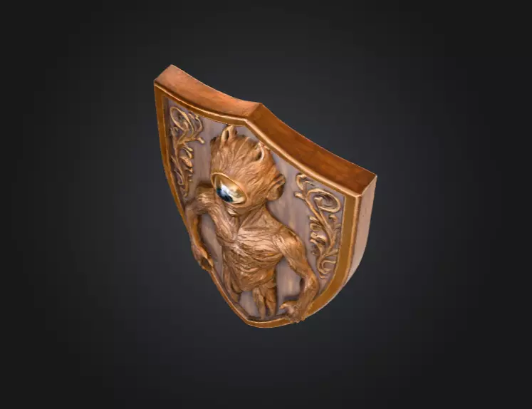 Guardian of the Eyewood Low-poly 3D model_9