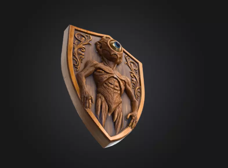 Guardian of the Eyewood Low-poly 3D model_13