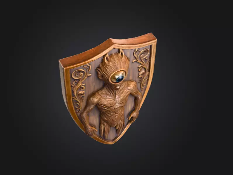 Guardian of the Eyewood Low-poly 3D model_10