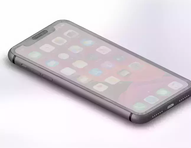 iphone 11  3D printed mobile phone model