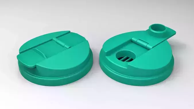 Spice bottle cap 3D printed model
