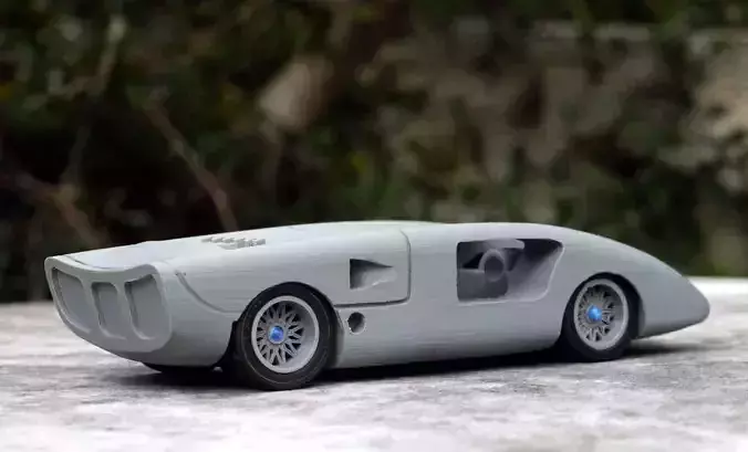 Supercar 3D printed car model