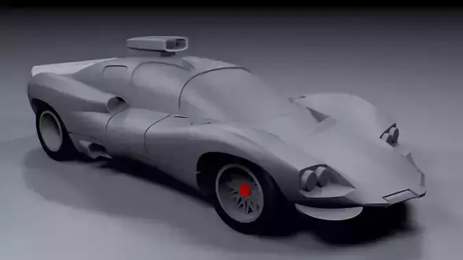 Supercar model 3D car printing model