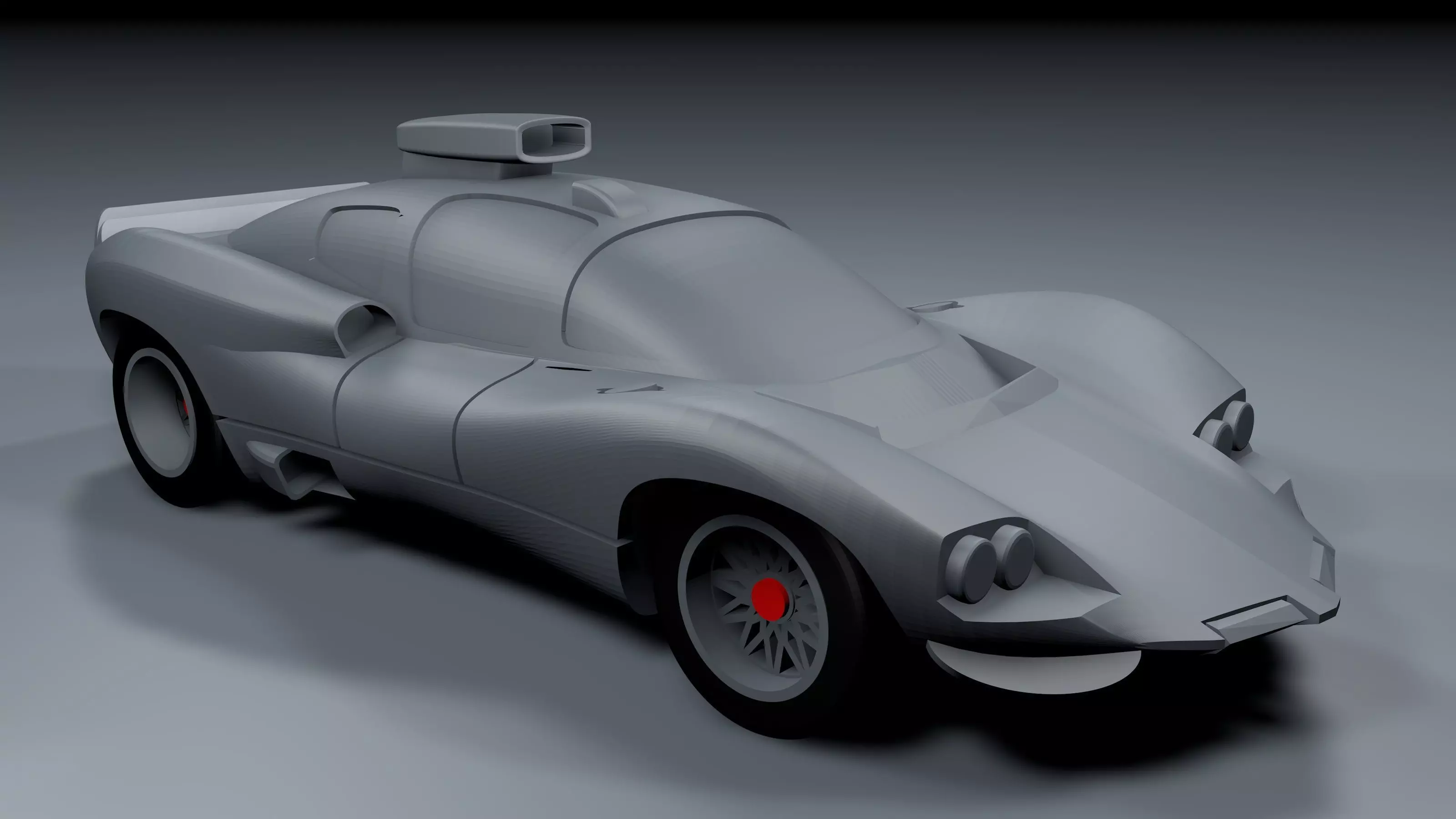 Supercar model 3D car printing model 3D print model_0