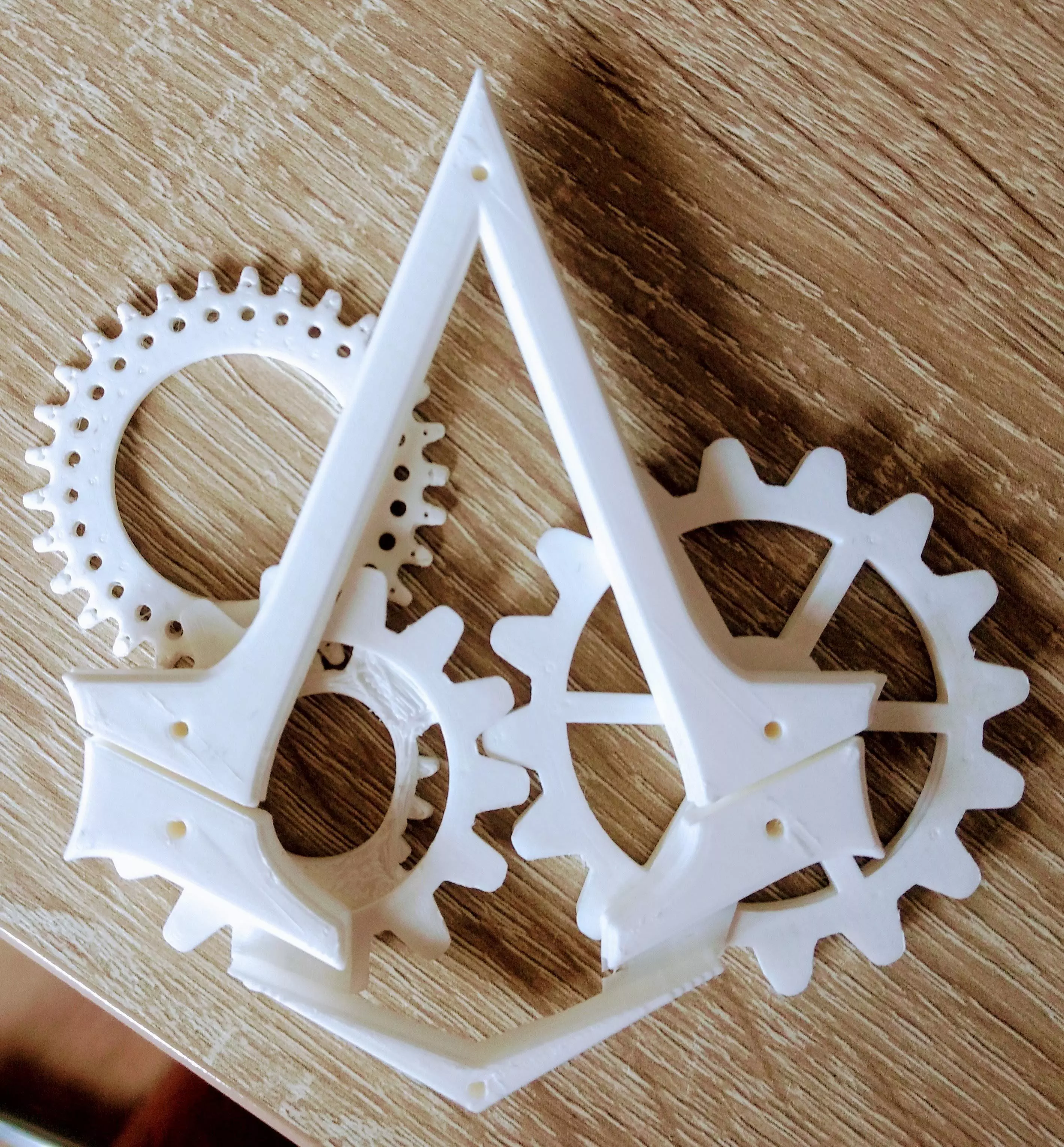 Gear 3D printed model of industrial engineering equipment 3D print model_0