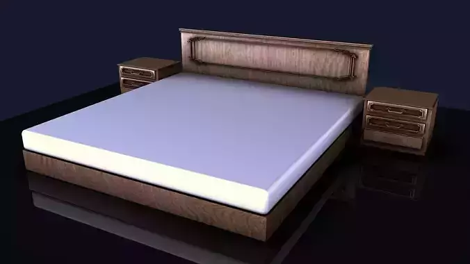 bed European-style modeling home decor models