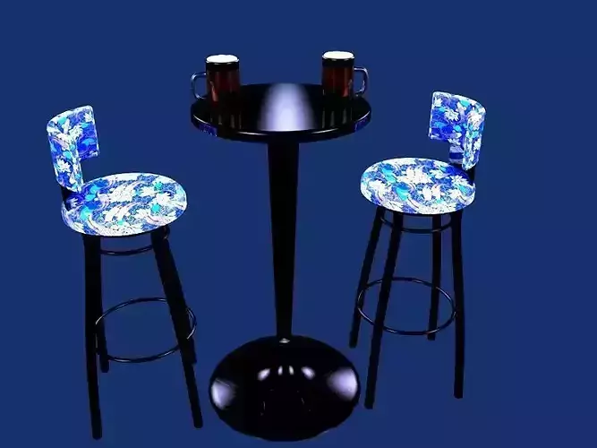 Bar counter tables and chairs-02