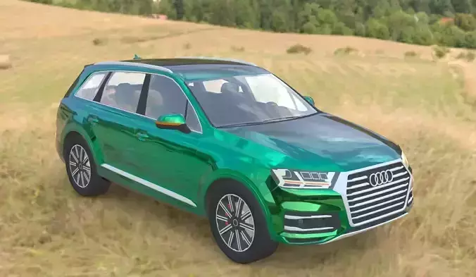 Audi Q7 2015 3D printed car model