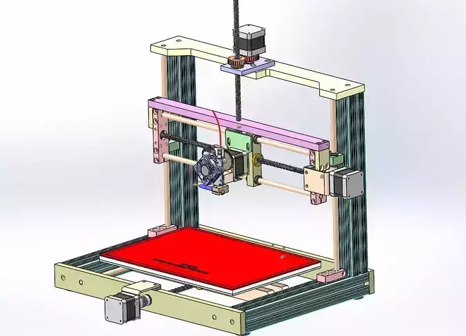 3D printed handheld camera gimbal