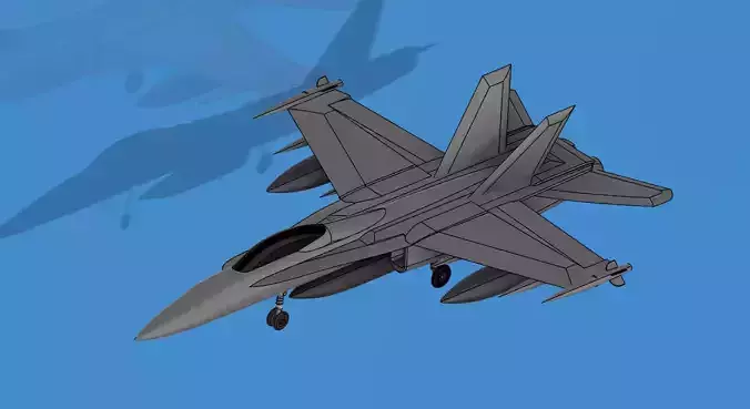 CF-18 fighter jet v2
