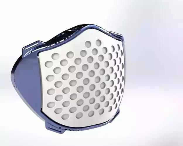 N95 mask dust and virus protection model