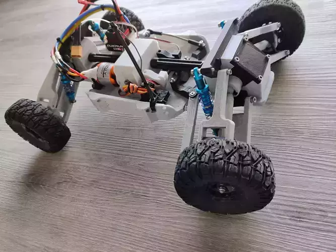 Electric toy car four-wheel model