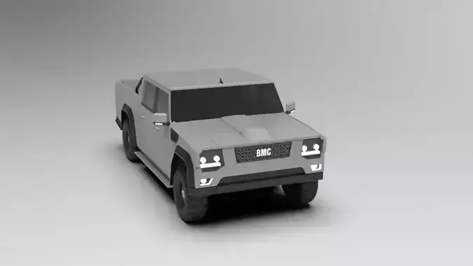 BMC pickup truck small truck transport vehicle model