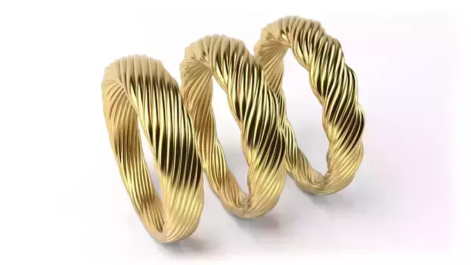 Pipe twisted rings
