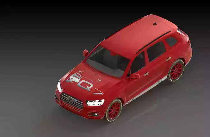 Audi Q7 2017 Small car model