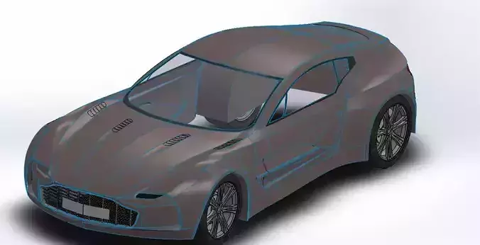 Aston Martin One-77 small car model