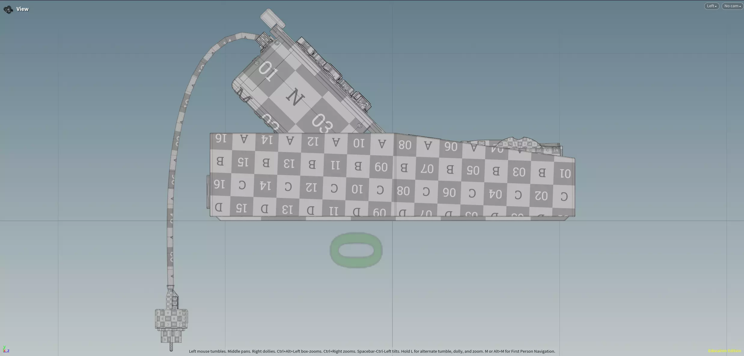 Minimoog Model D 1970 Low-poly 3D model_9