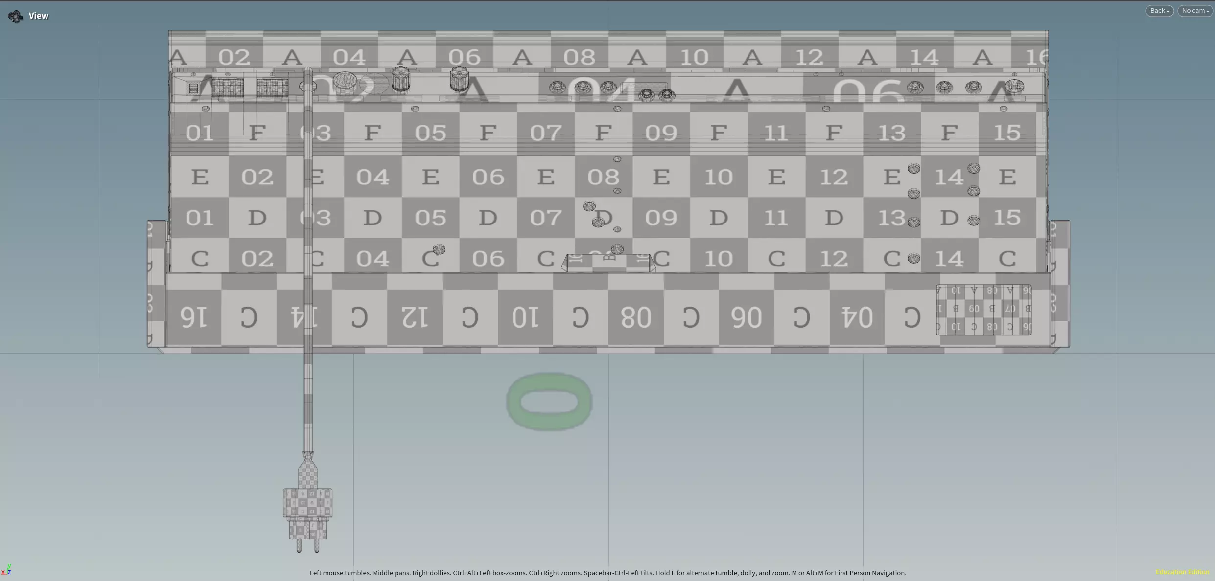 Minimoog Model D 1970 Low-poly 3D model_6