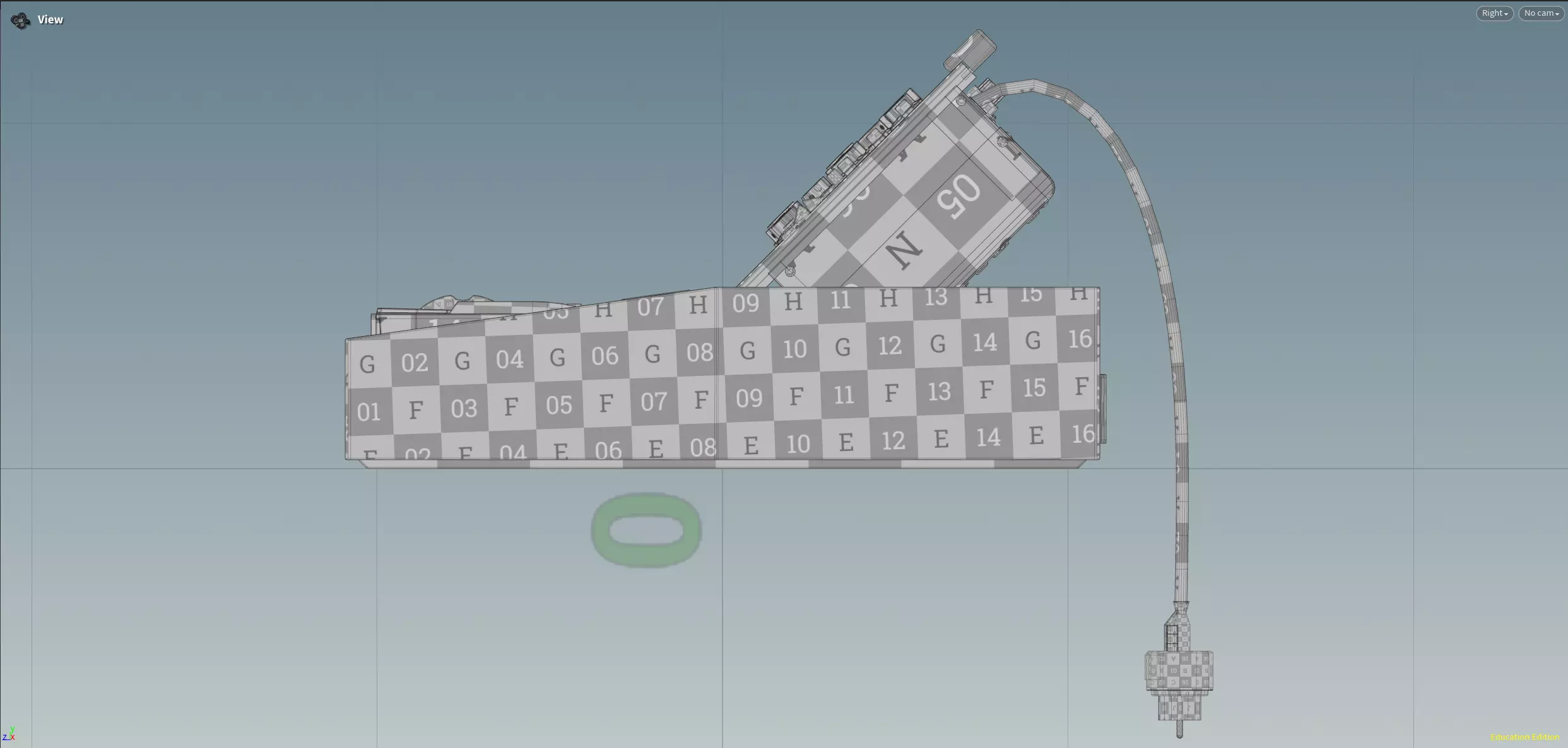 Minimoog Model D 1970 Low-poly 3D model_10