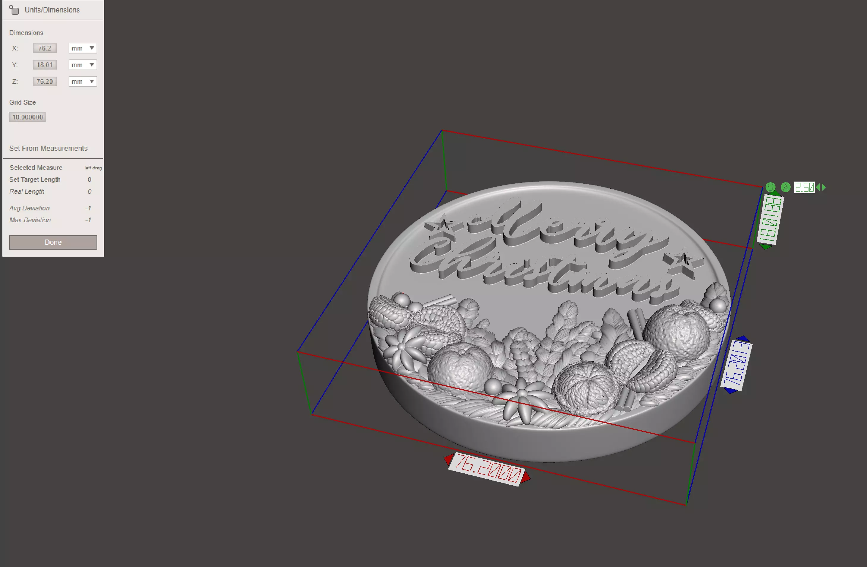 Merry Christmas Decoration 3D print model_4