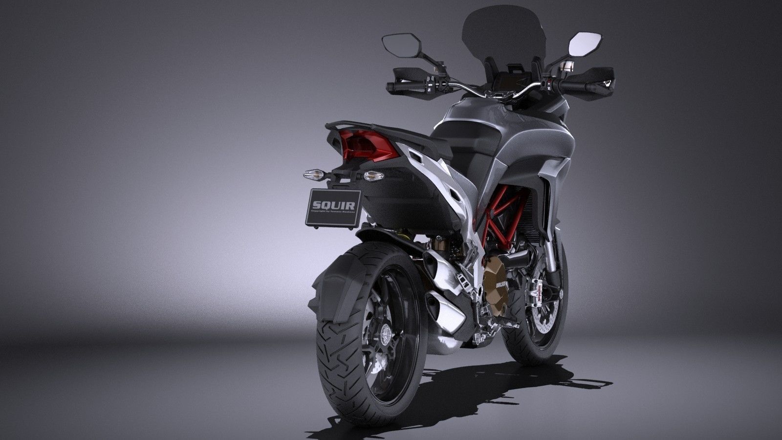 Ducatti Multistrada 1200 2015 VRAY 3D model_4