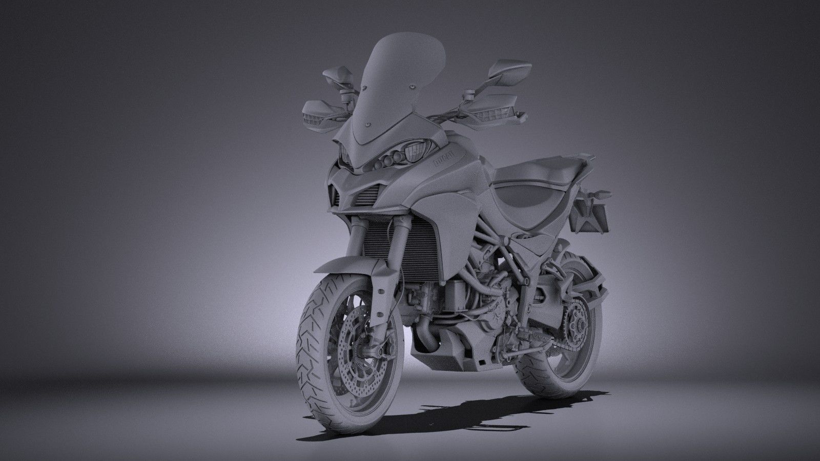 Ducatti Multistrada 1200 2015 VRAY 3D model_8