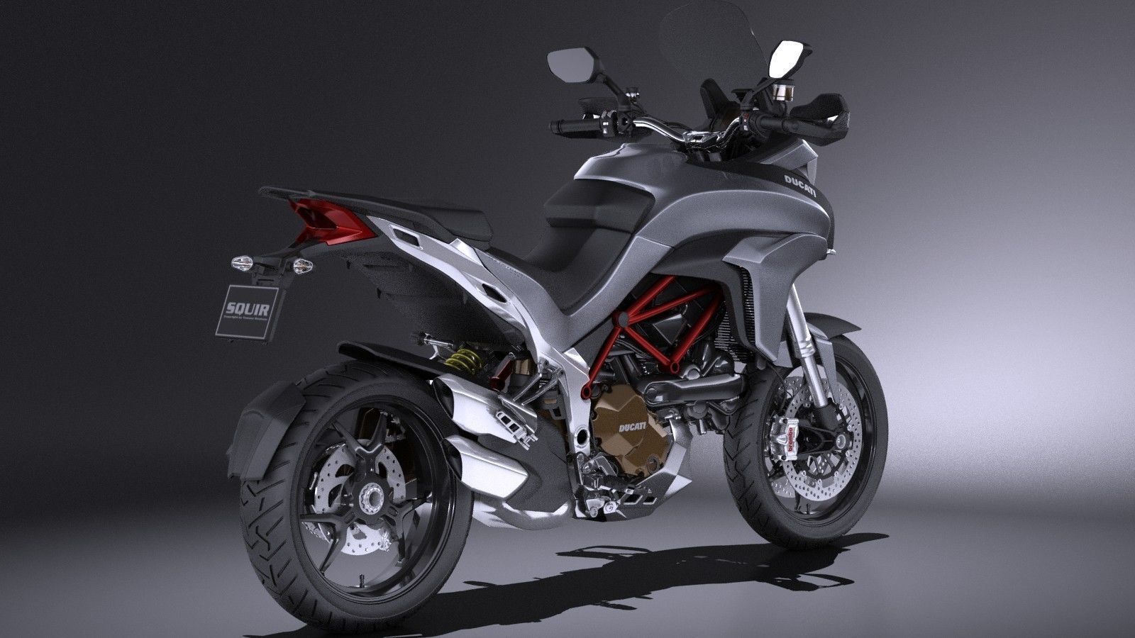 Ducatti Multistrada 1200 2015 VRAY 3D model_5
