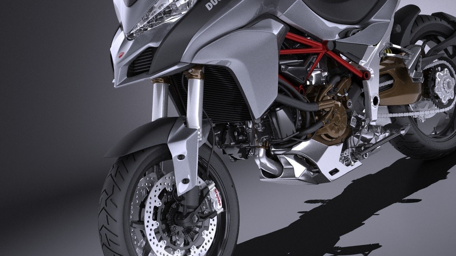 Ducatti Multistrada 1200 2015 VRAY 3D model_2
