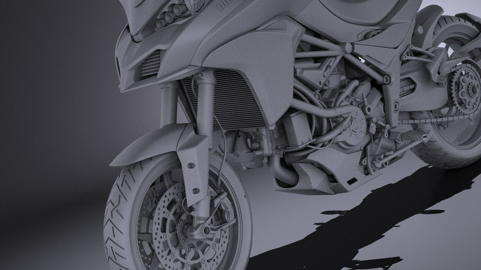 Ducatti Multistrada 1200 2015 VRAY 3D model_10