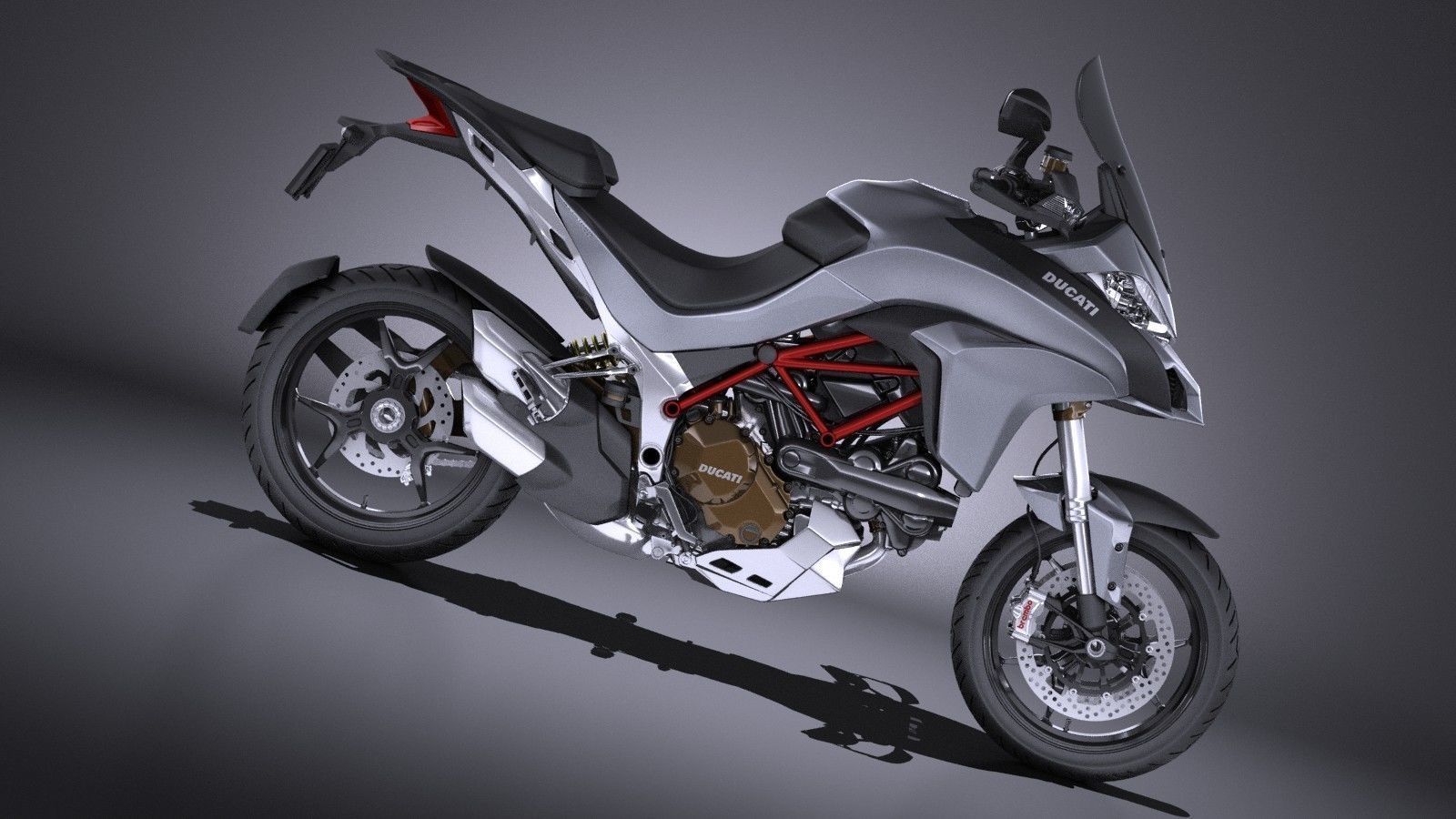Ducatti Multistrada 1200 2015 VRAY 3D model_6