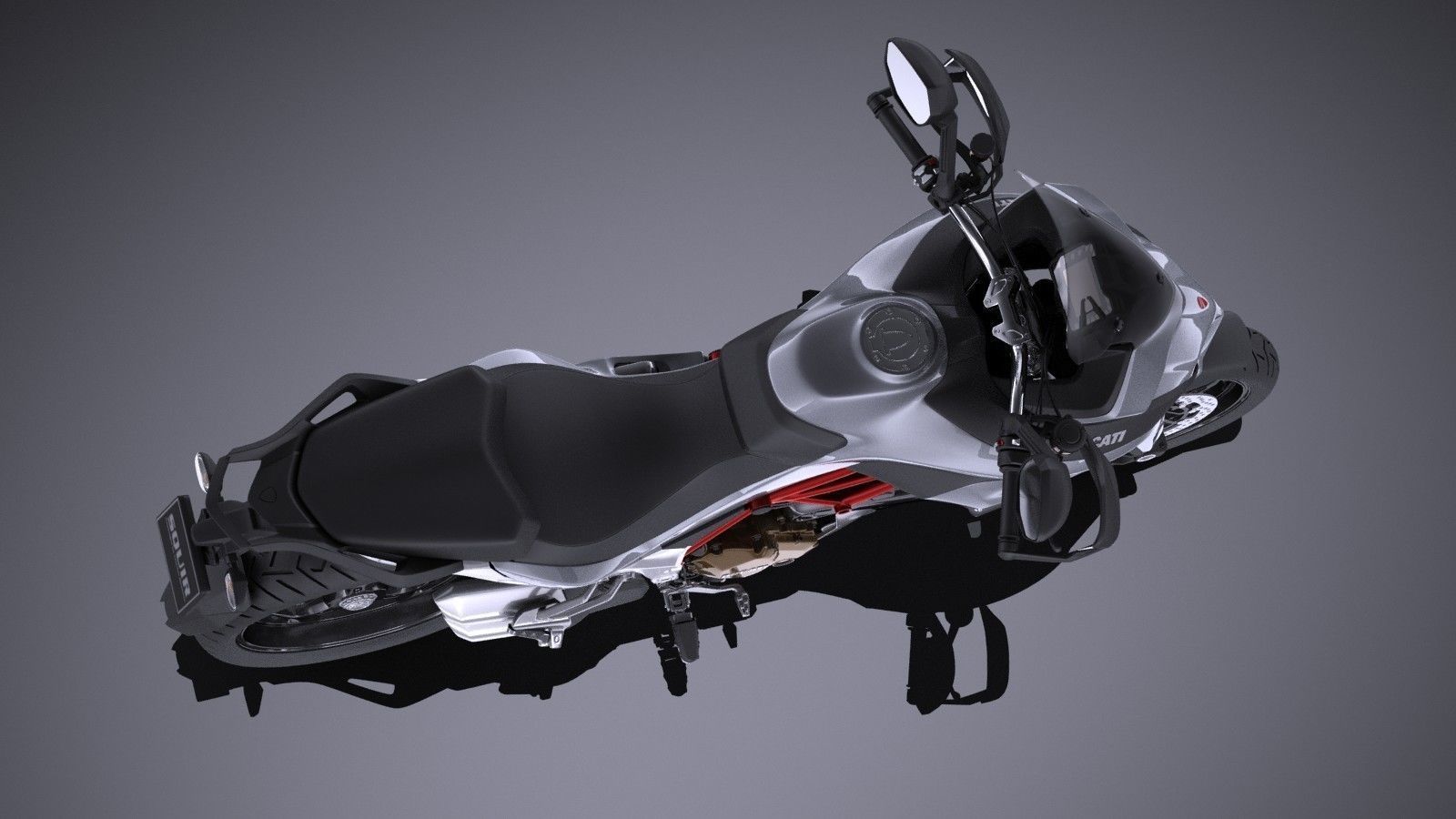 Ducatti Multistrada 1200 2015 VRAY 3D model_7