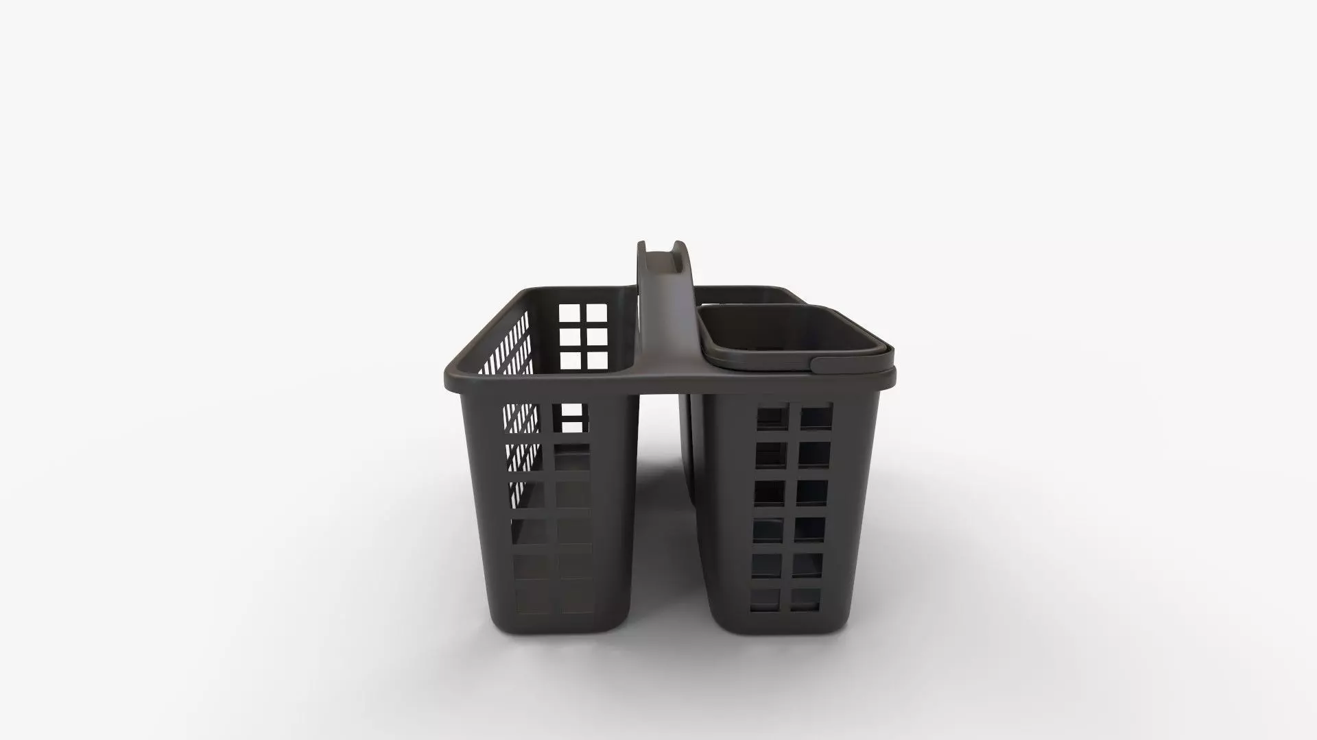 JiatuA Portable Plastic Shower Caddy Basket with Handle 3D model_1