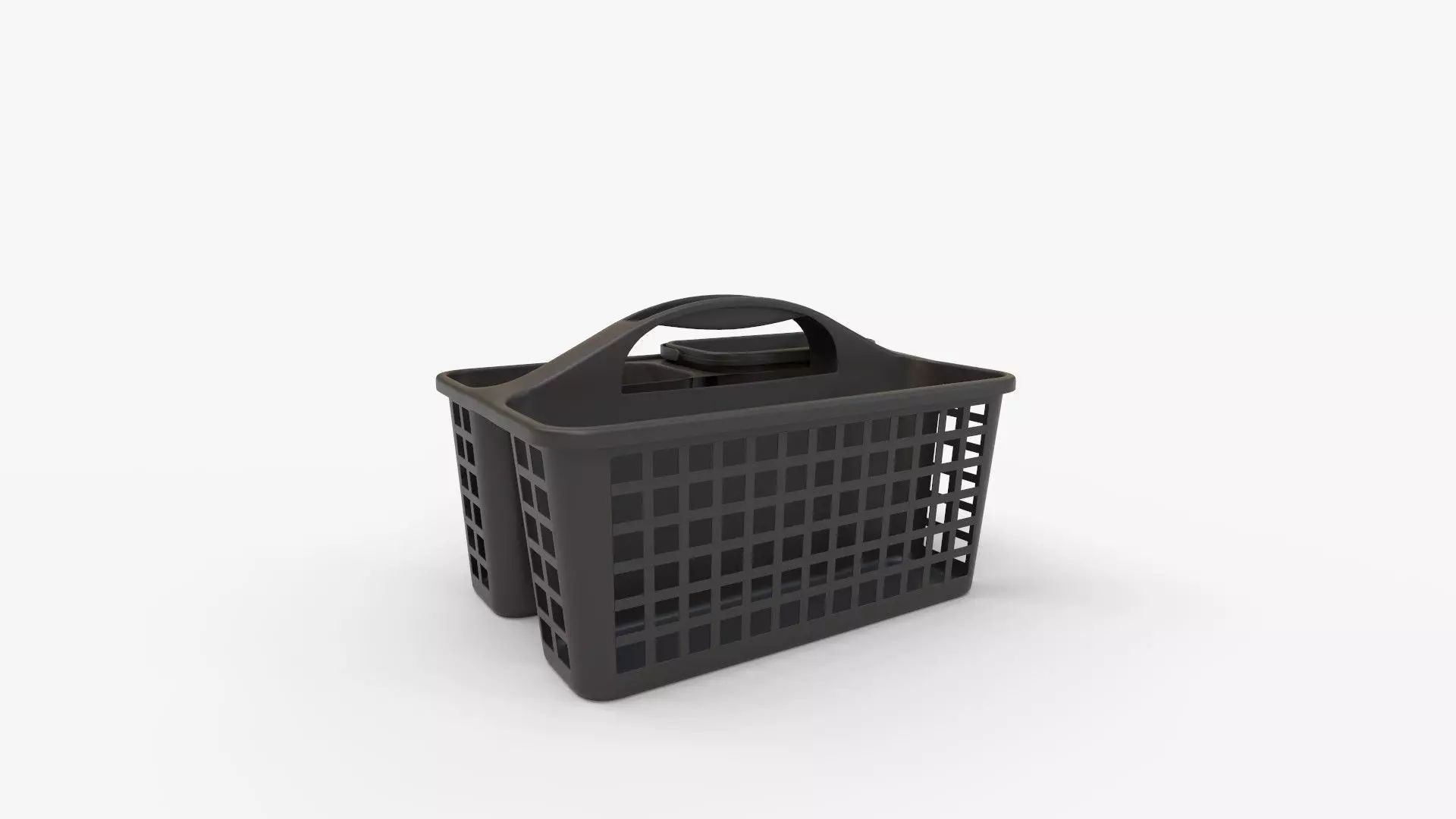 JiatuA Portable Plastic Shower Caddy Basket with Handle 3D model_4