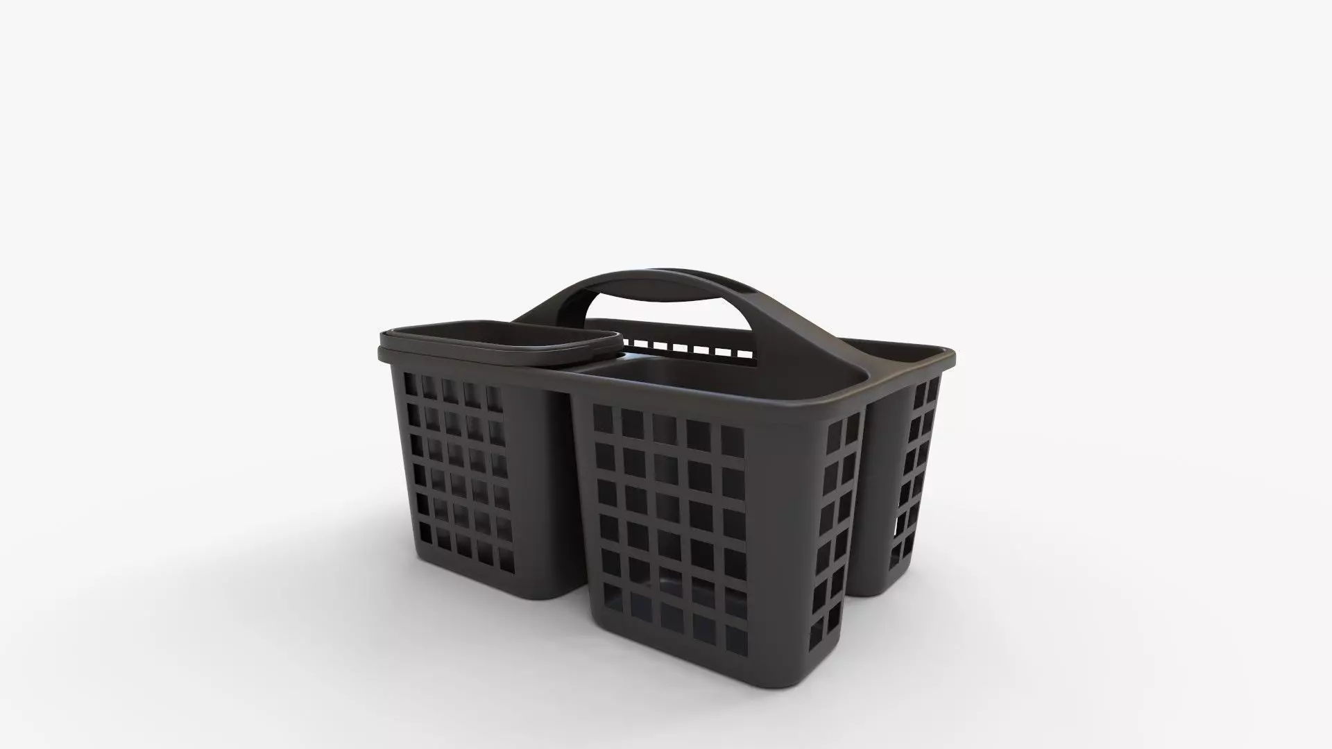 JiatuA Portable Plastic Shower Caddy Basket with Handle 3D model_6